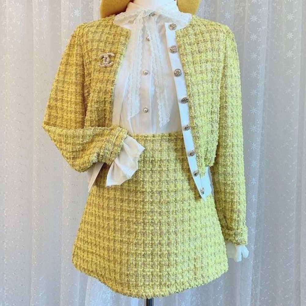 STORETS tweed set 
Jacket - XS/S Skirt - S/M
Worn once, excellent condition